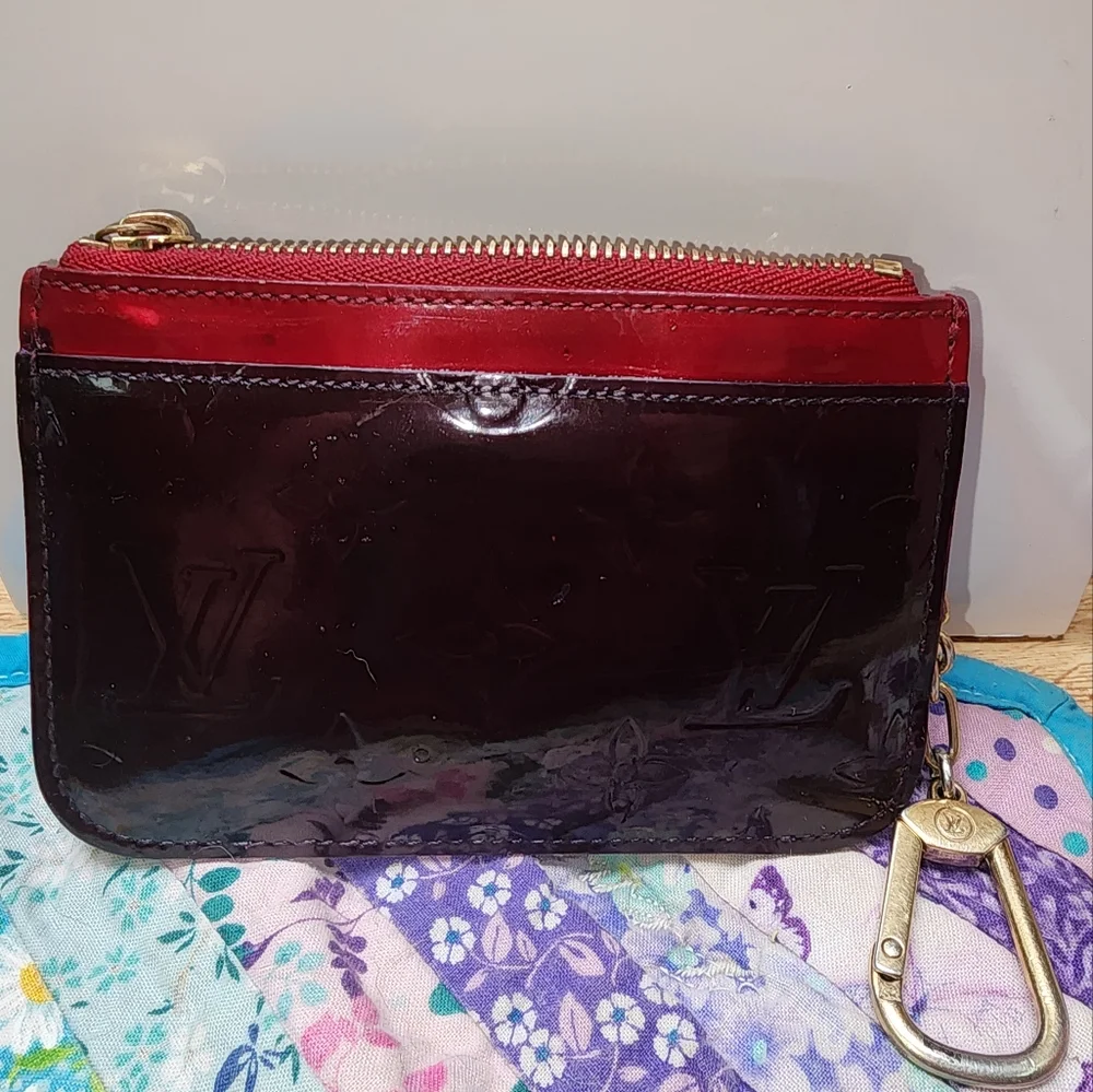 used rehabbed louis vuitton key pouch
